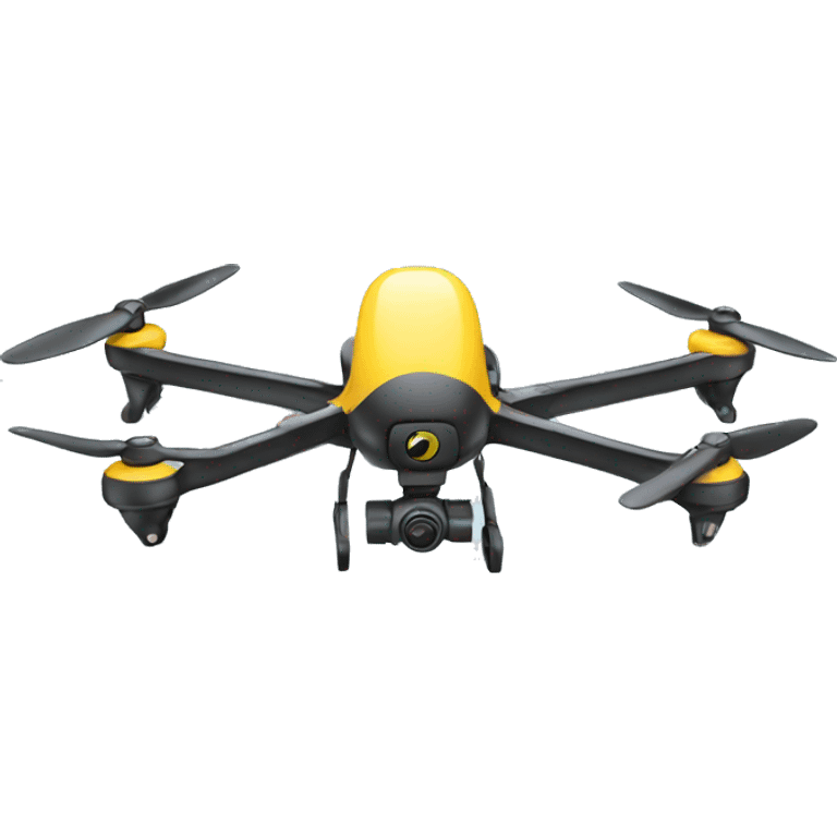 Drone with sunglasses emoji