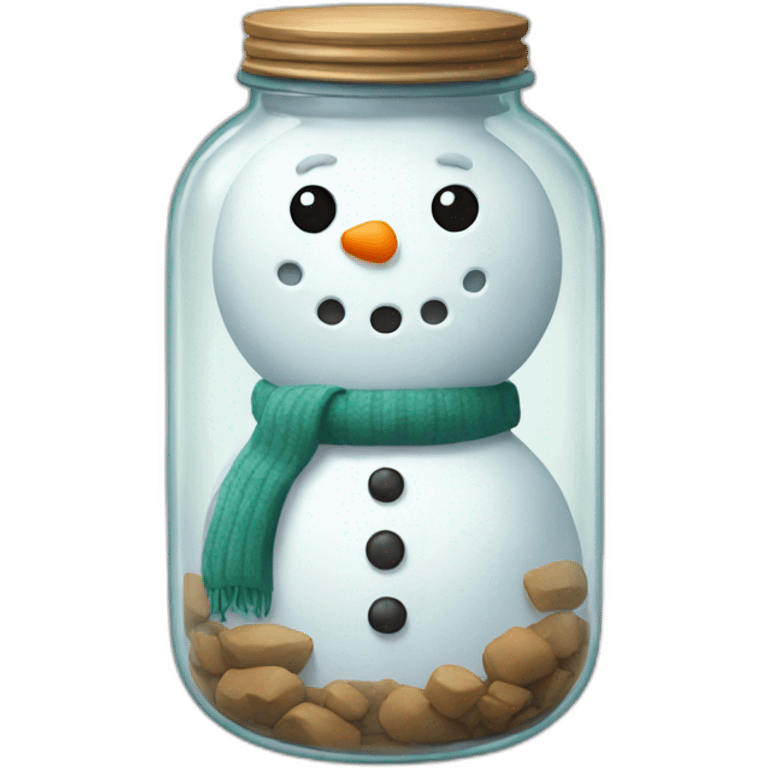 snowman in a jar emoji