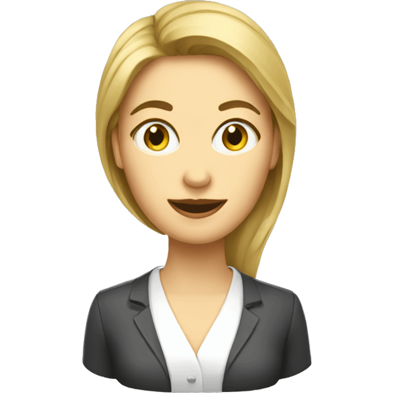 Women stockbroker emoji