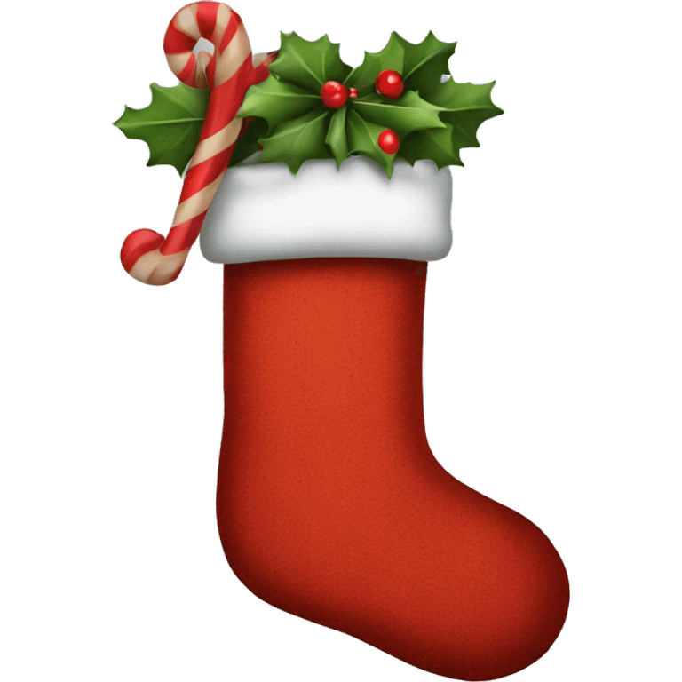 Christmas stocking emoji