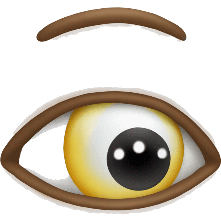 I need an emoji of an eye that has a big black mole on it, but it doesn't cover the whole eye emoji