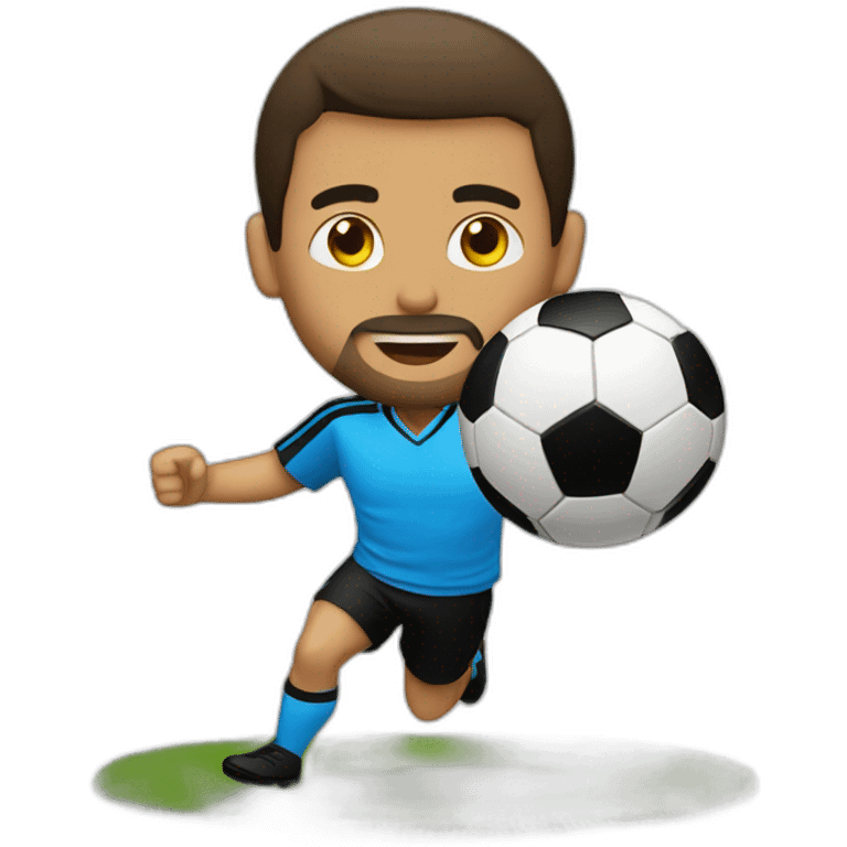 Barrera de tiro libre en futbol emoji