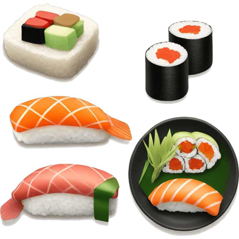 Sushi dinner emoji