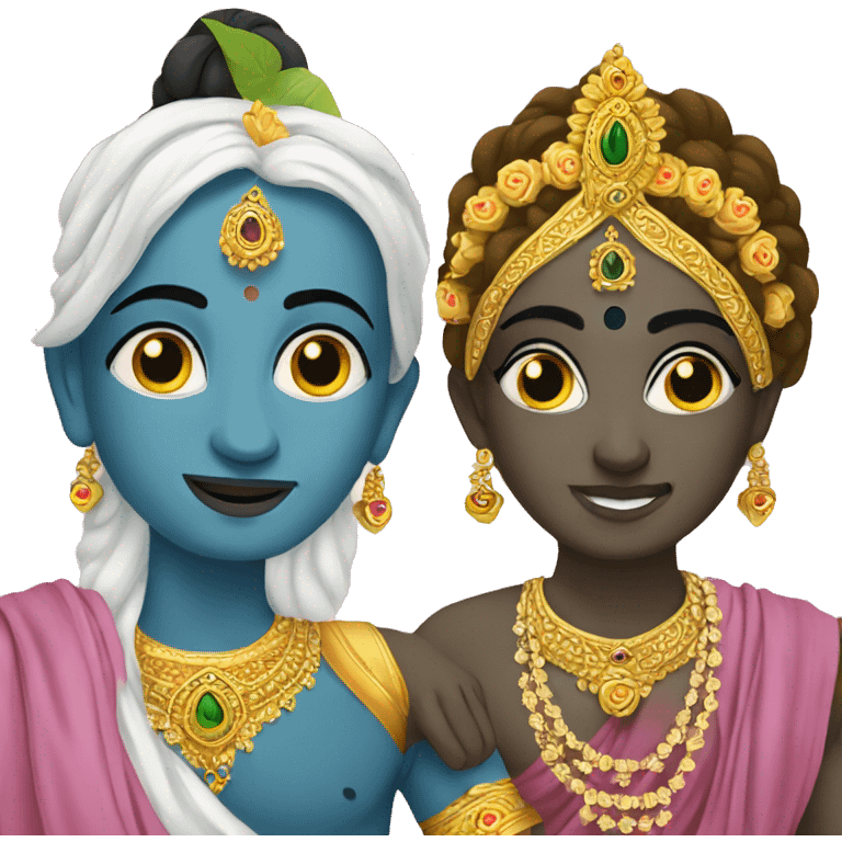 radha krishna emoji