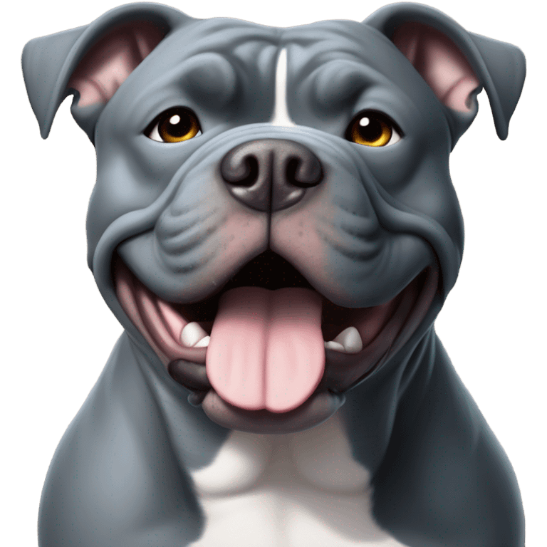 Blue American Bully XL emoji