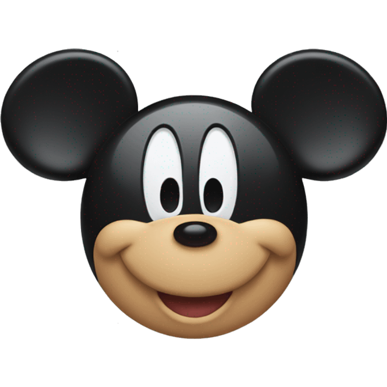 Mickey Mouse smiling emoji