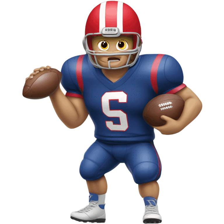 Trump as a quarterback  emoji