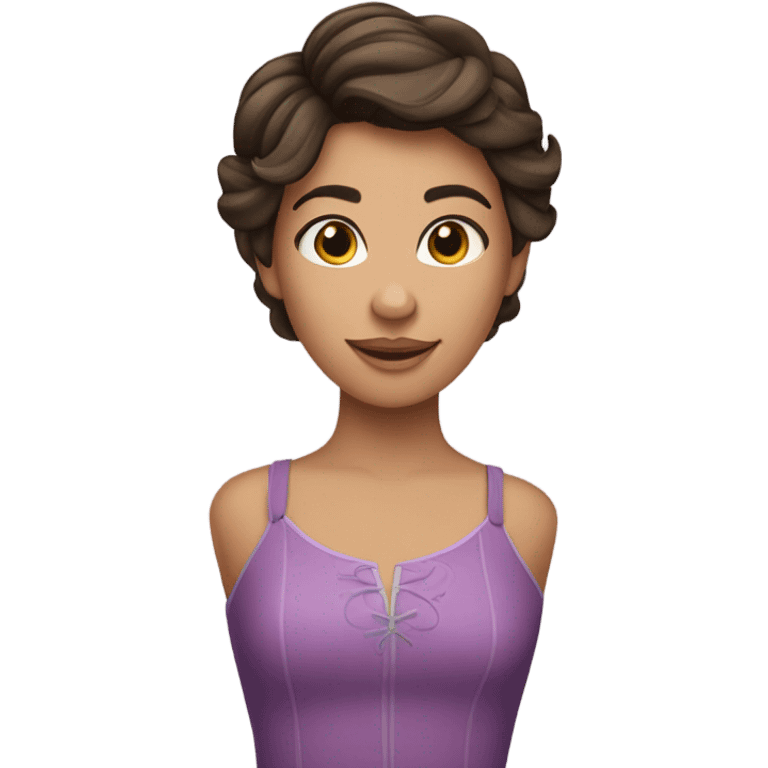 brunette pixie cut rapunzel  emoji