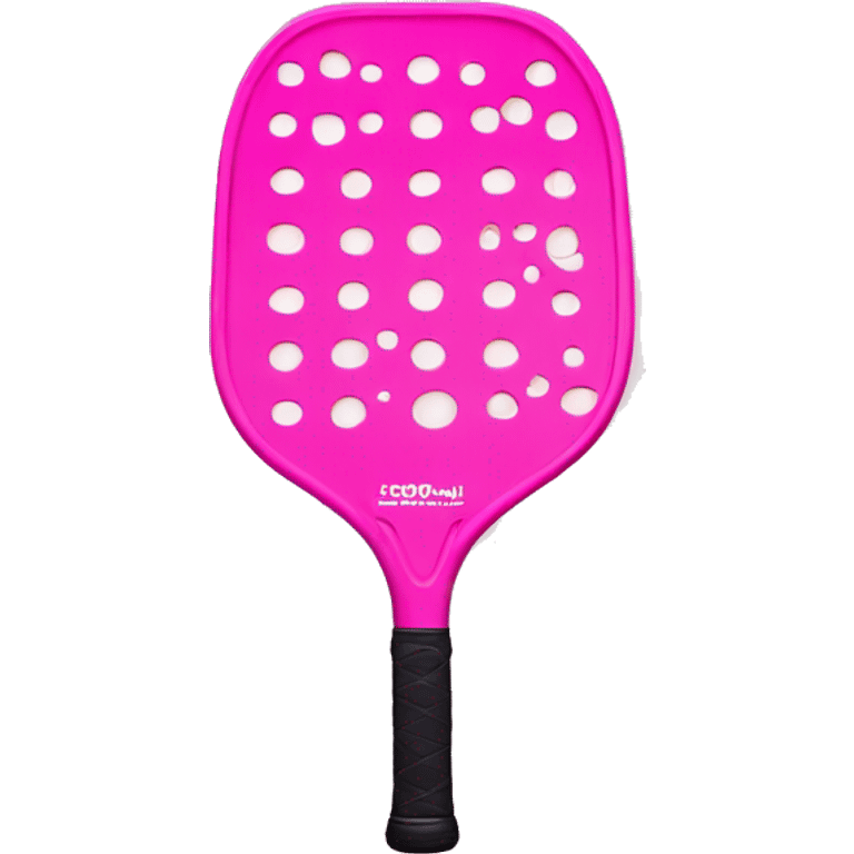 Pink Pickleball paddle emoji