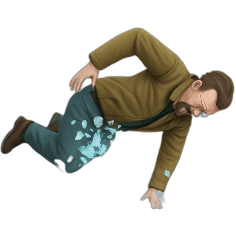 Walter white falling emoji