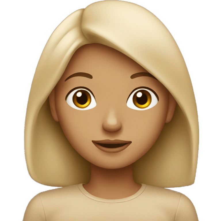 Beige clean Girl emoji