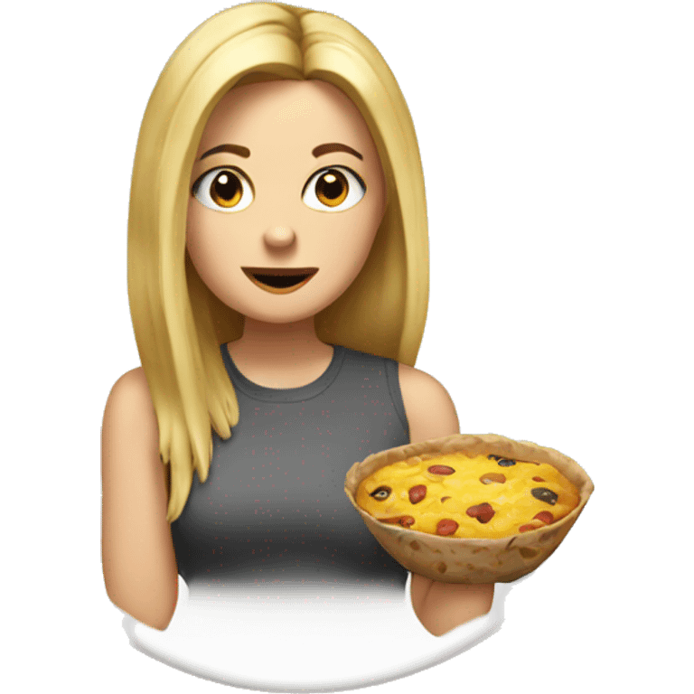 Emily on a diet emoji