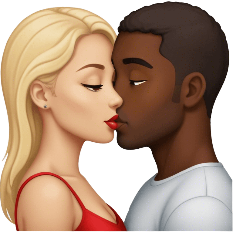 woman men kiss emoji