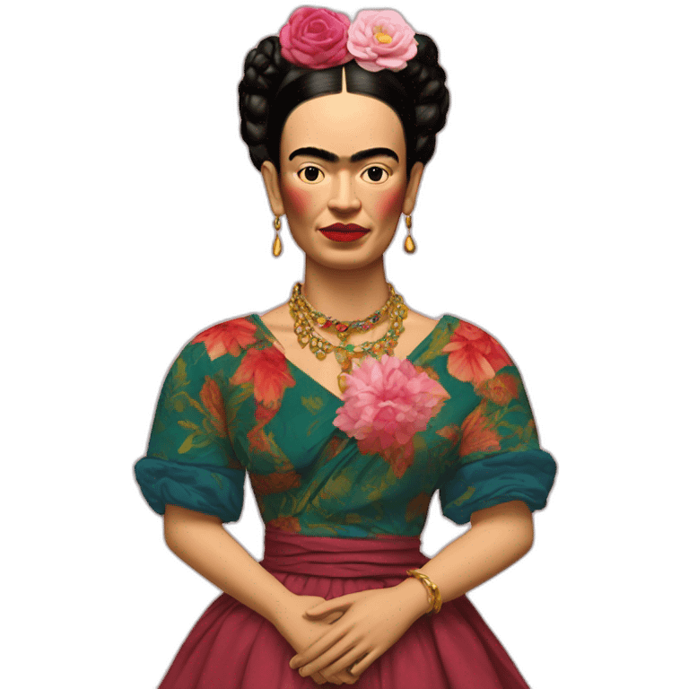 Jeff Koons Frida Kahlo emoji