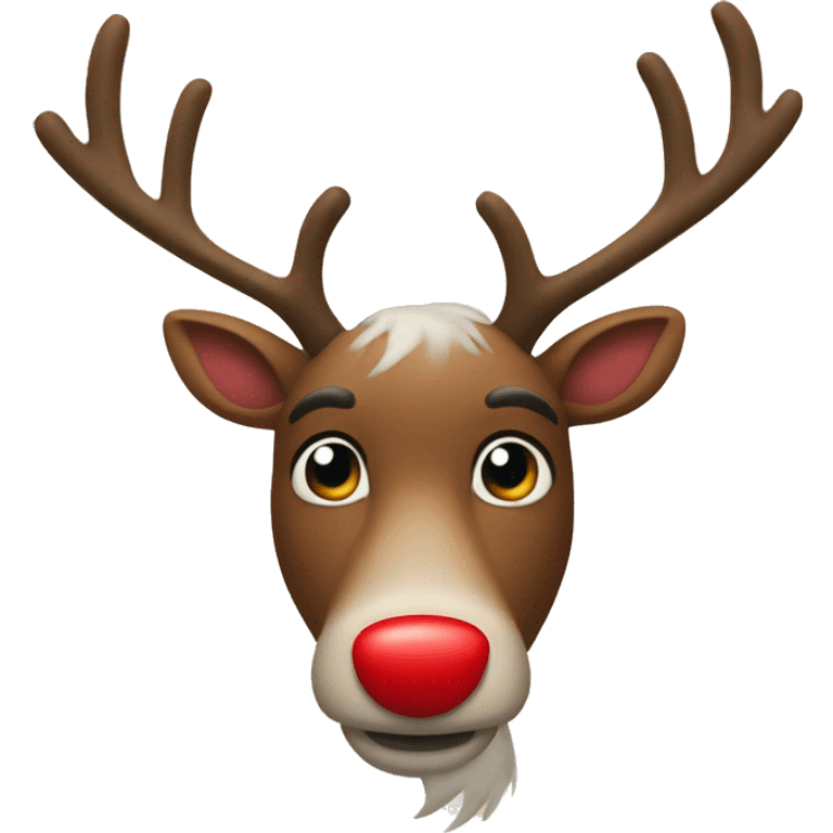 Red Nosed Reindeer emoji