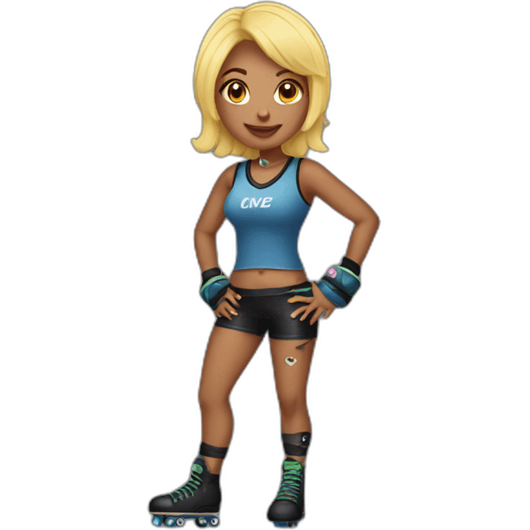 roller derby woman emoji