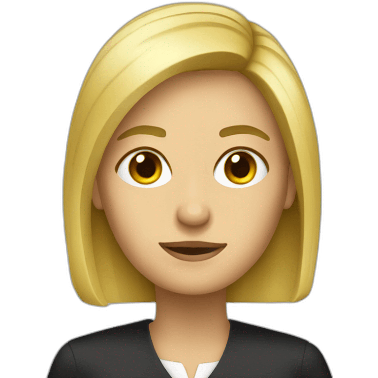 une avocate blonde emoji