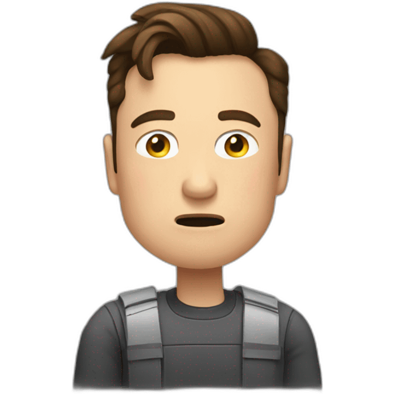 nervous elon musk emoji