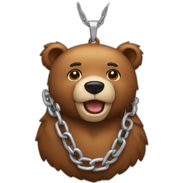 bear chain emoji