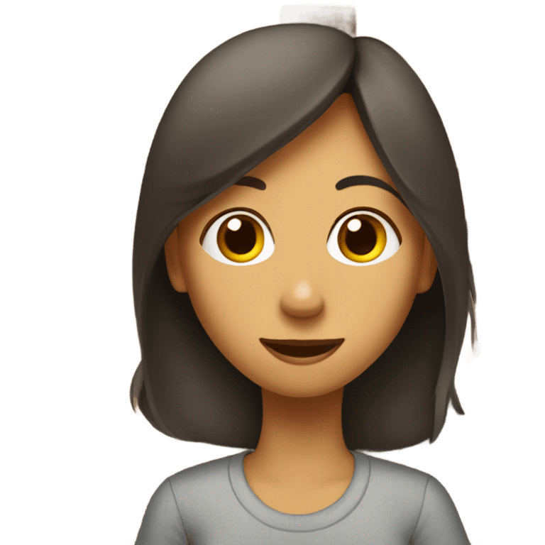 A female person in a dog house  emoji