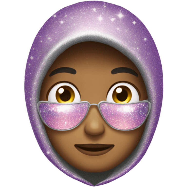 Glitter hoodie  emoji