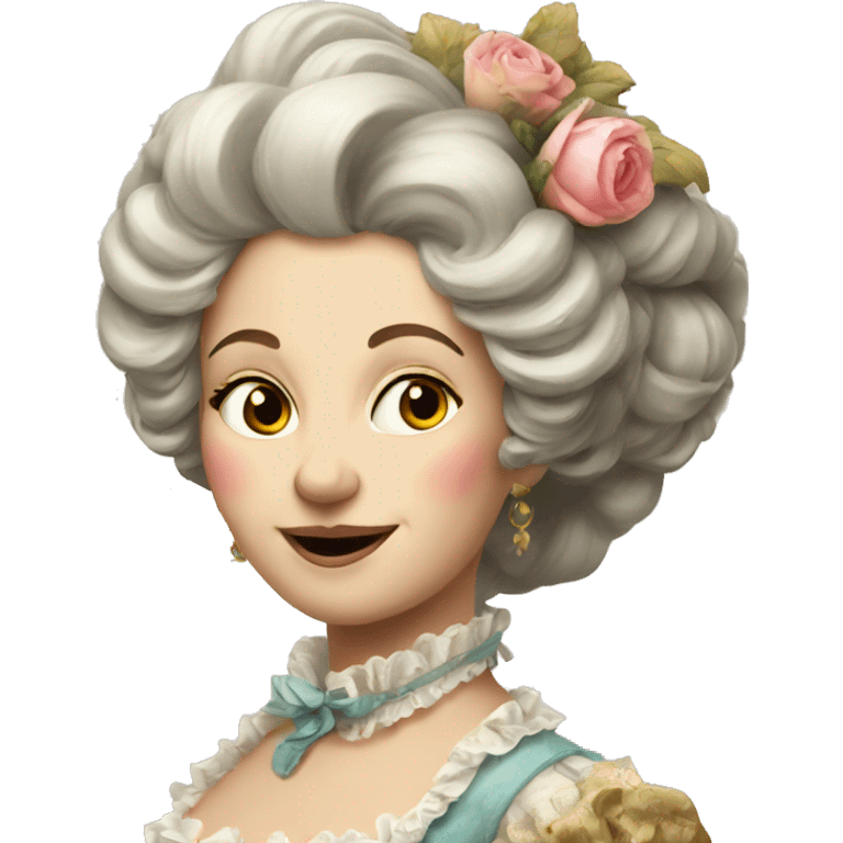 Rococo woman emoji