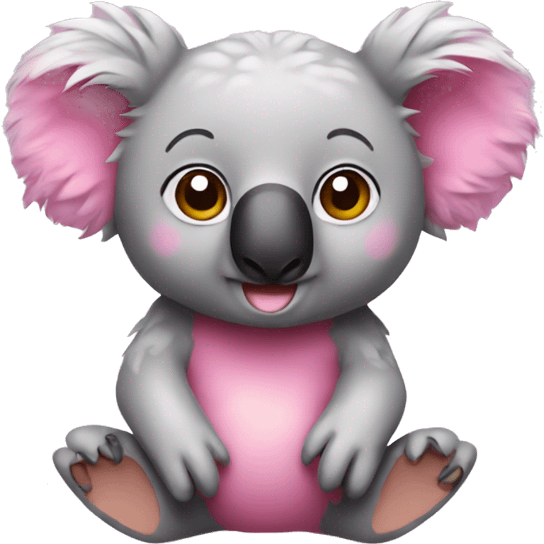 Pink Koala emoji