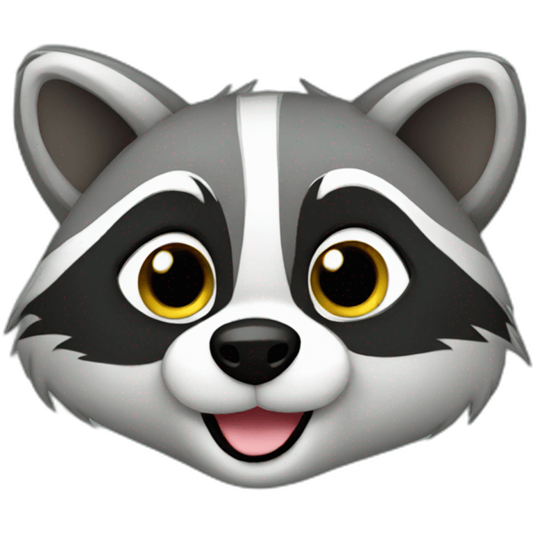 furry raccoon emoji