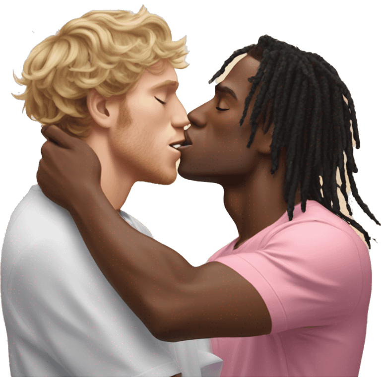 ksi kissing logan paul emoji