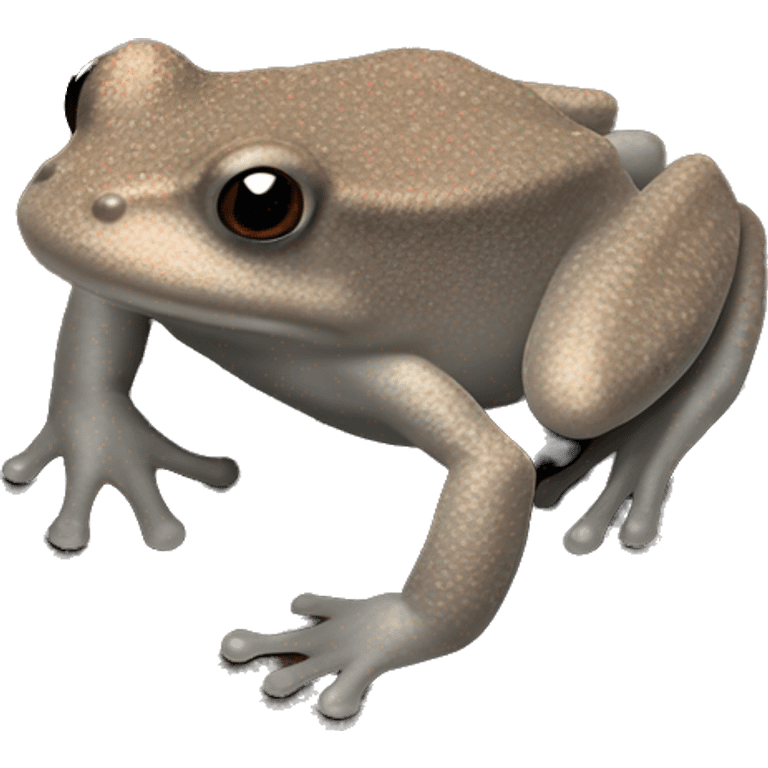 brownish-grey african dwarf frog emoji