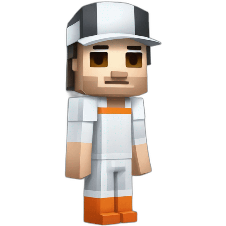 Robert Kubica as Minecraft character emoji