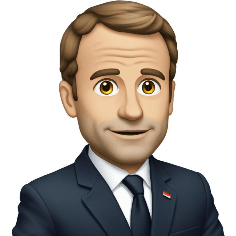 Macron qui est choqué emoji