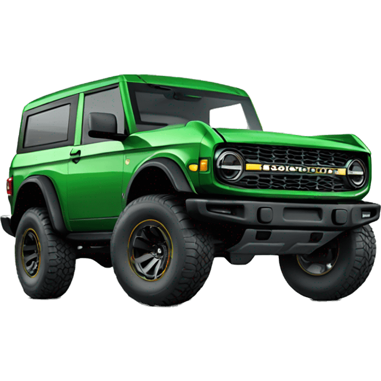 2024 Ford bronco Green emoji