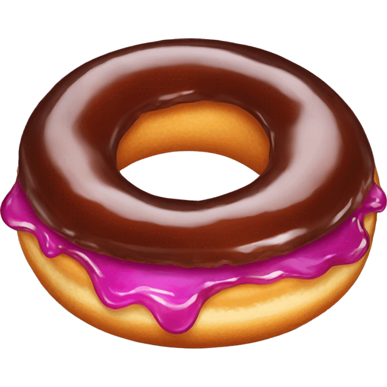 jelly filled donut emoji