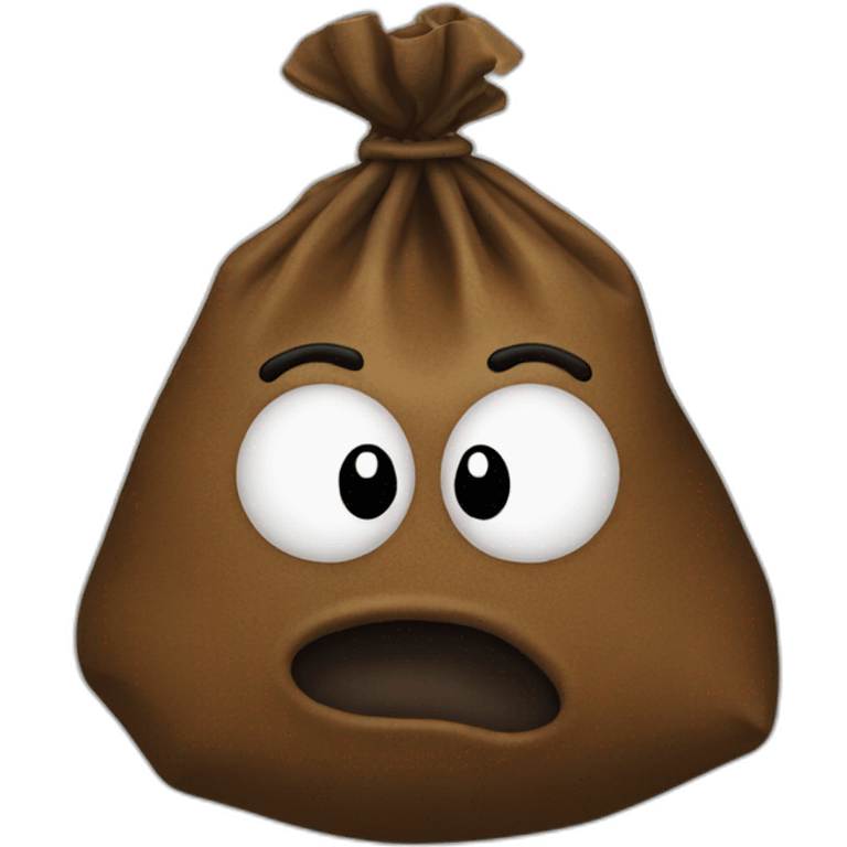 Poo bag emoji