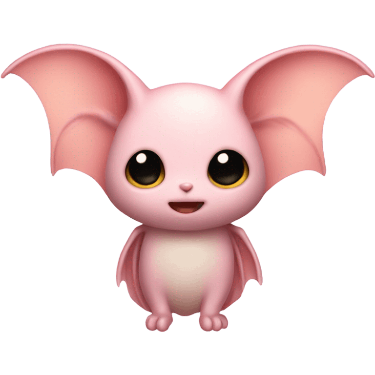 light pink bat  emoji