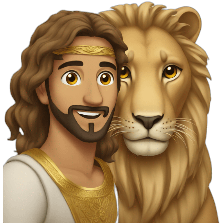 arab on a lion emoji