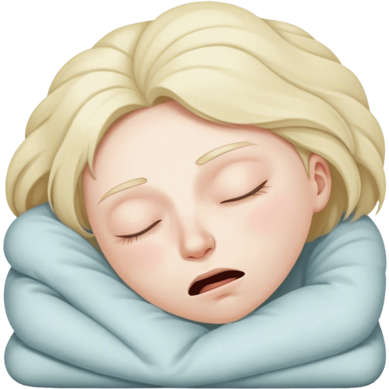 Sleeping crazy emoji