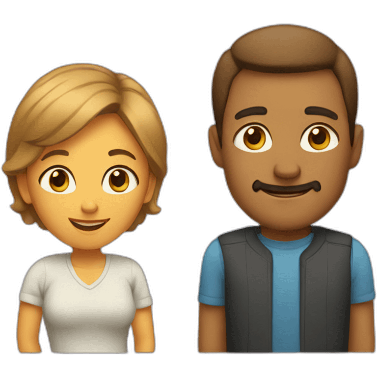 dad and mom emoji