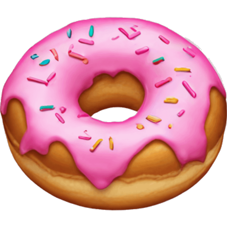 pink donut emoji