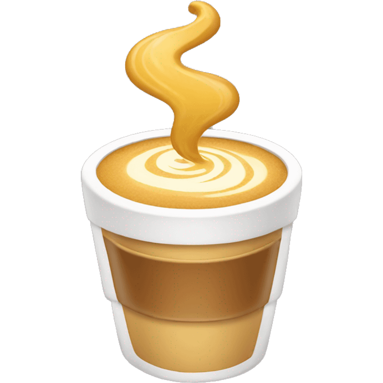 Golden latte emoji