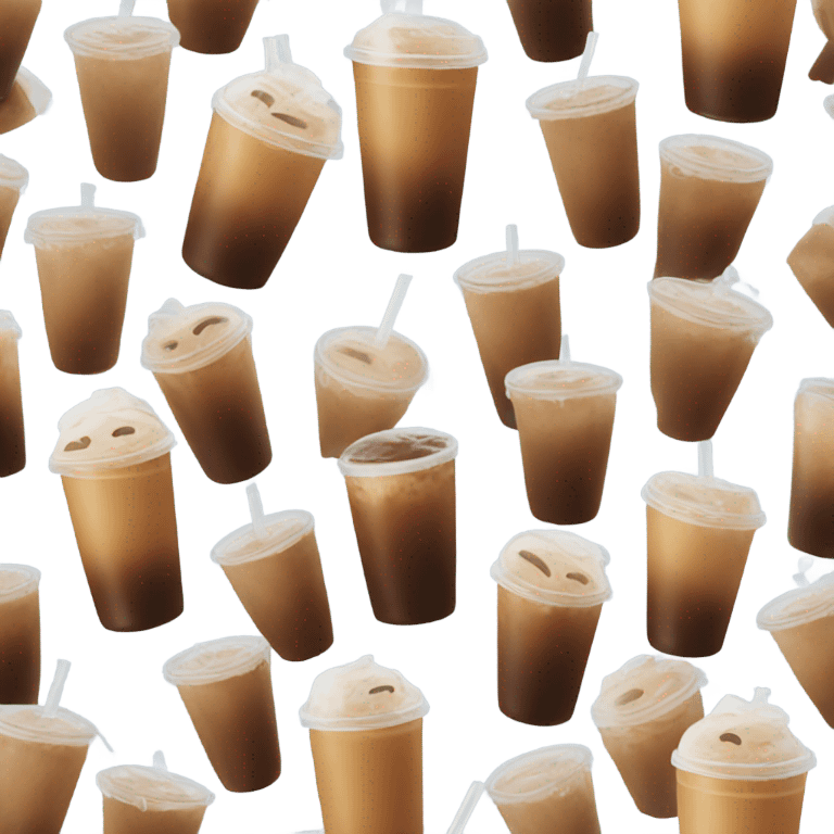 Iced coffee  emoji