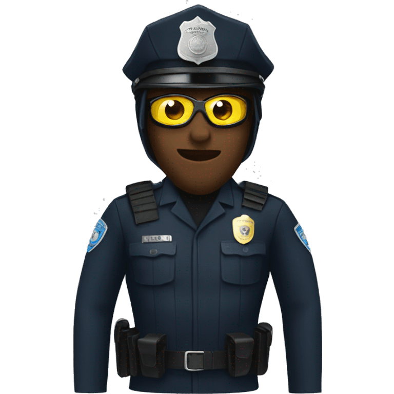 Cops with ski masks emoji