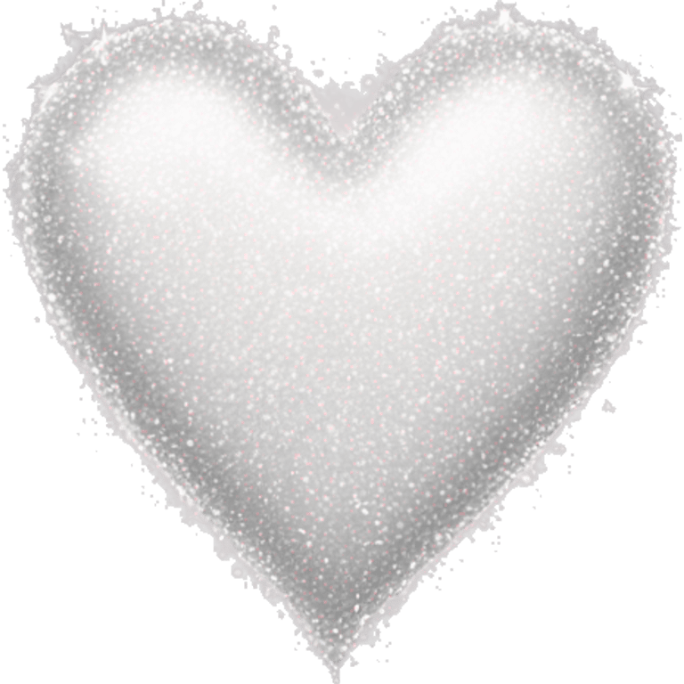 White sparkly heart emoji