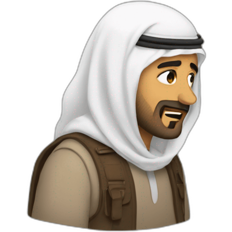 Un arabe qui pleure  emoji