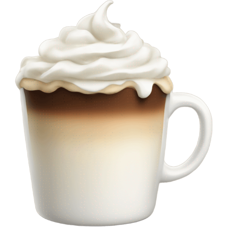 Coffee with whipped cream  emoji