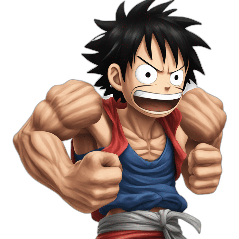 Monkey d Luffy gear 5 emoji