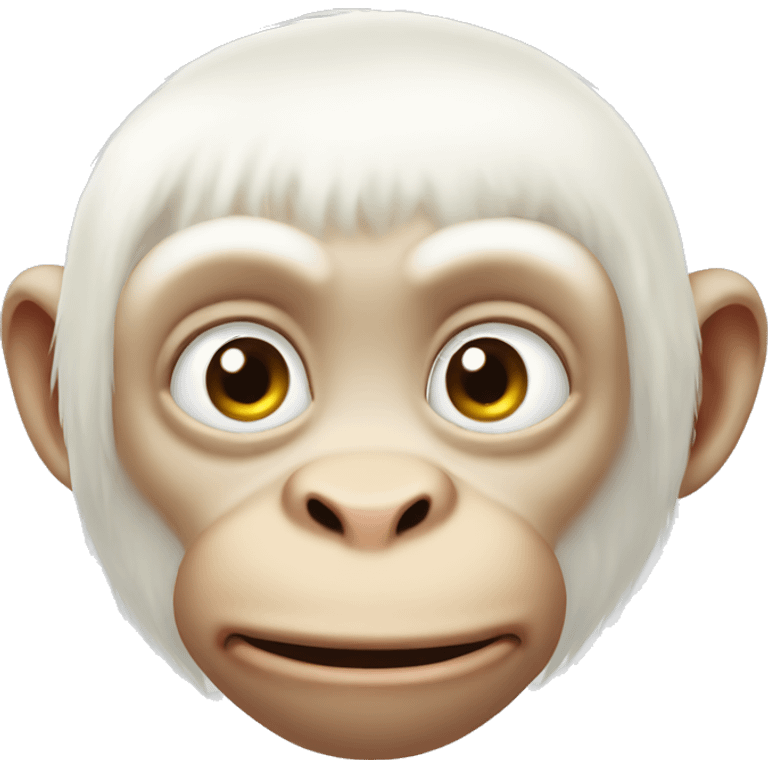 Albino monkey  emoji