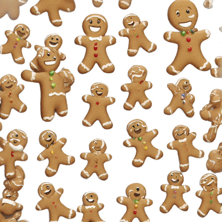 Gingerbread man emoji