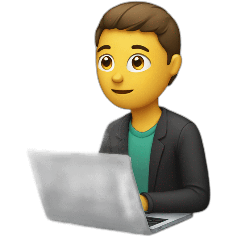 person with Laptop emoji